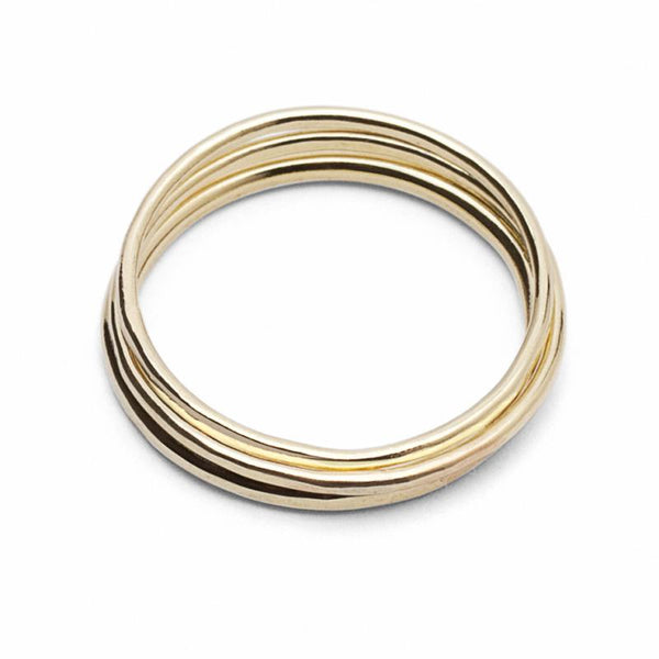 CLASSIC Stacker Rings 18Ct Gold - Set of 3